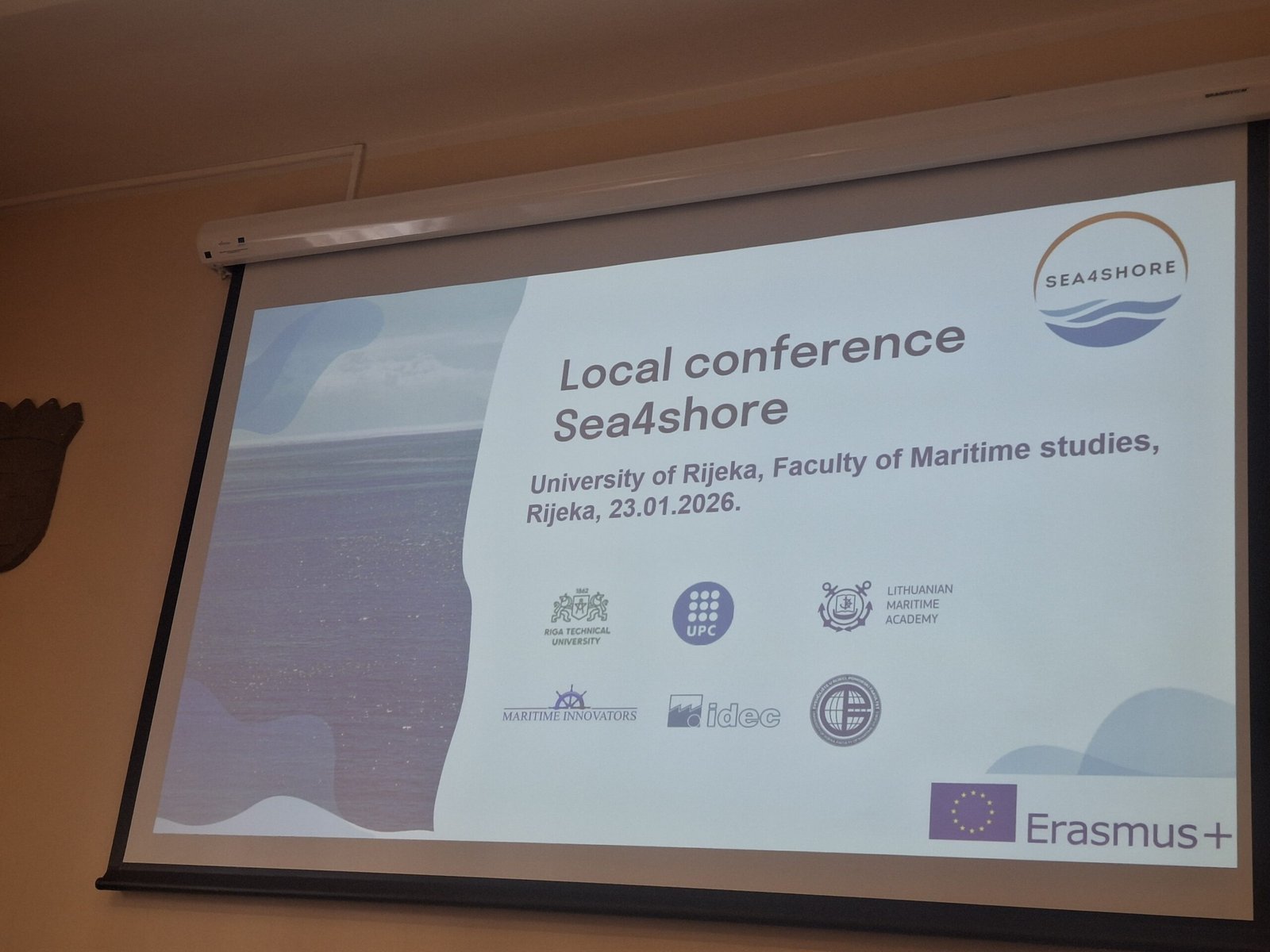 SEA4SHORE Croatia event – presentation slide